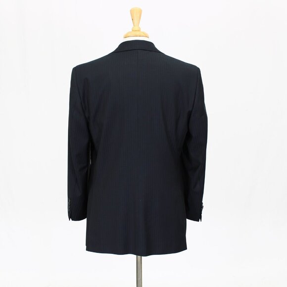 Jack Victor 40R 36x31 Brown Striped 2-Button Suit R316 - Picture 9 of 16